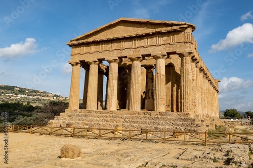 Temple of Juno  Tempio di Giunone  in Valley of the Temples  Valle dei Templi  near Agrigento  Sicily