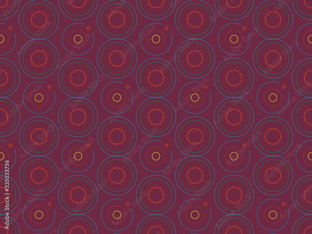 Seamless bright spring pattern with points and abstraction. Seamless bright spring pattern with points and abstraction.