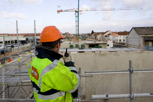 Chantier du batiment photo