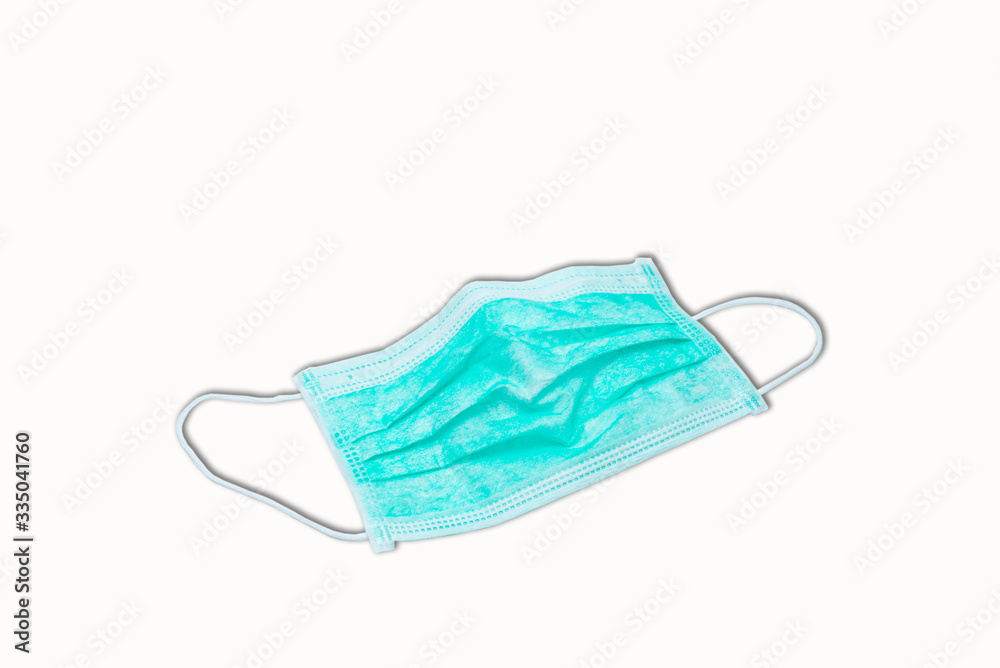 Mask for virus protection on white background. Mask for virus protection on white background.