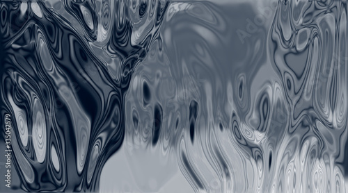 Abstract texture imitating liquid metal