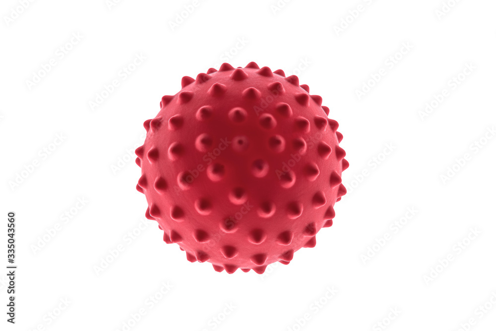 Model of coronavirus isolated on the white background. Coronavirus pandemic. COVID-19. Model of coronavirus isolated on the white background. Coronavirus pandemic. COVID-19.