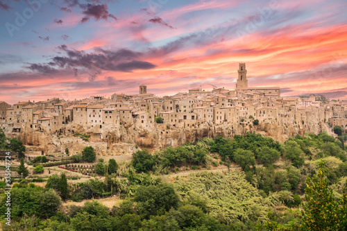 Pitigliano, a town built on a tuff rock, is one of the most beautiful villages in Italy.