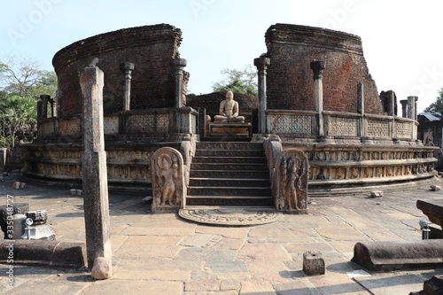 Ruines Temples Polonnaruwa Sri Lanka Triangle Culturel