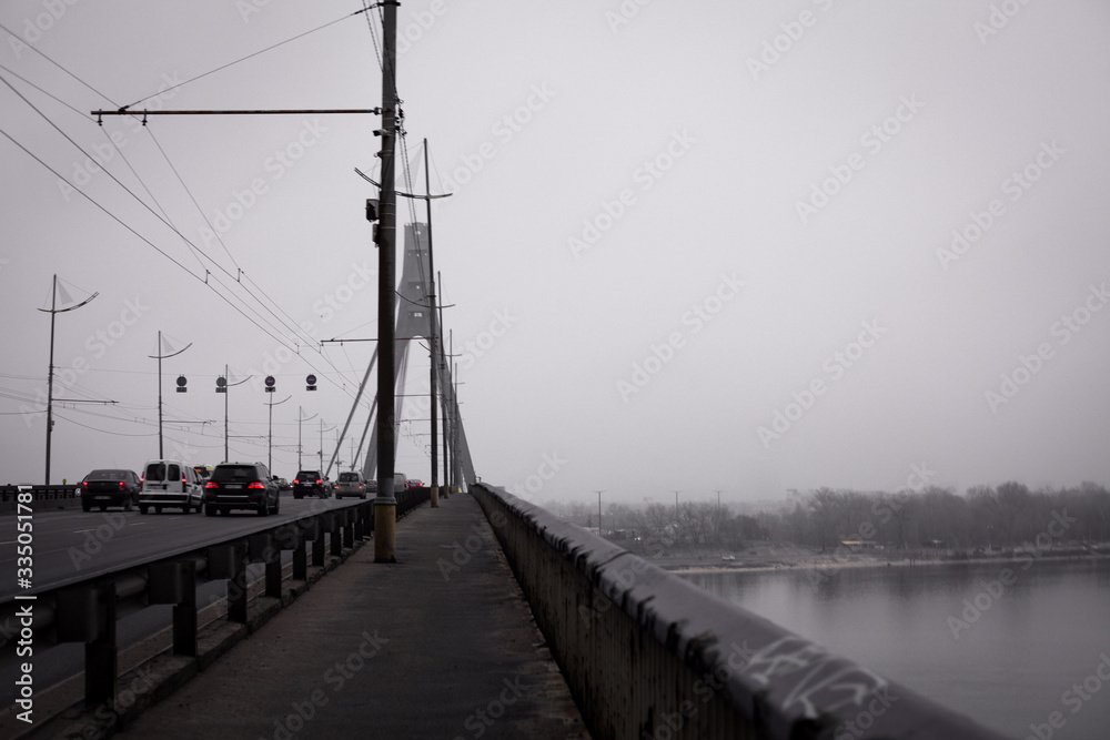 You can observe cloudy weather in Kyiv