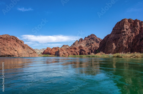 The Colorado River Red Rock reflection