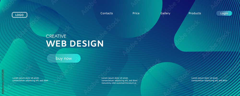 Blue Dynamic Wave. Flow Abstract Concept. Vivid Blue Dynamic Wave. Flow Abstract Concept. Vivid