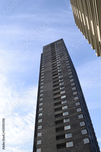 Modern buildings in Rotterdam  The Netherlands. Modern architecture. 