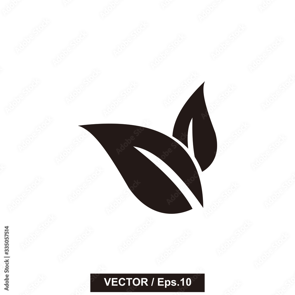leaf icon symbol illustration sign leaf icon symbol illustration sign