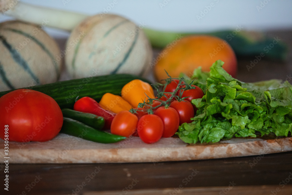 Préparation de Salade Végétarienne Préparation de Salade Végétarienne