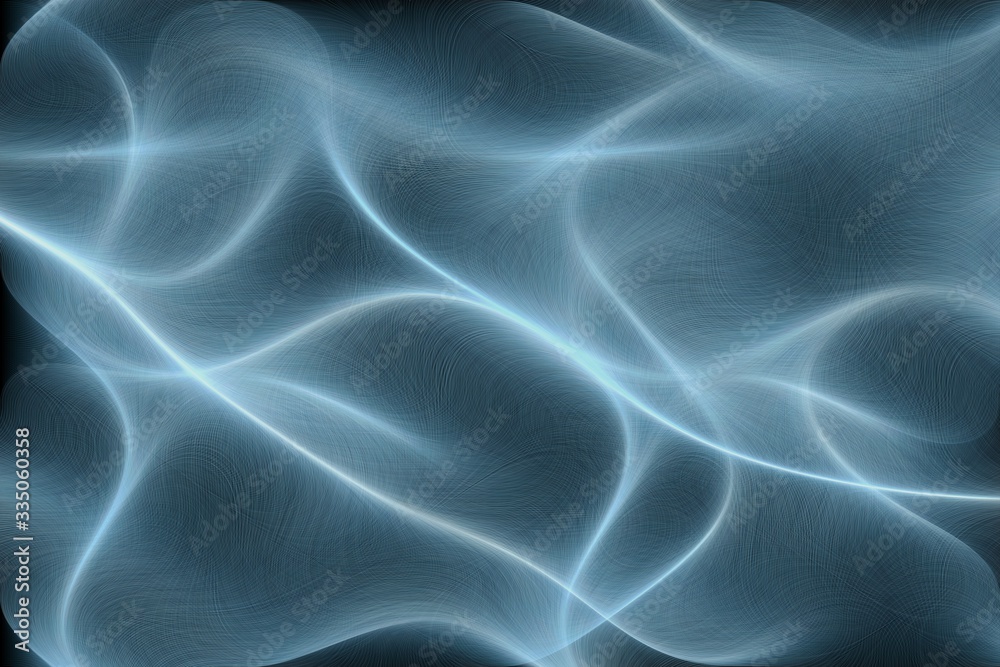 Obraz premium Energetic Abstract Flowing Blue Lines Background