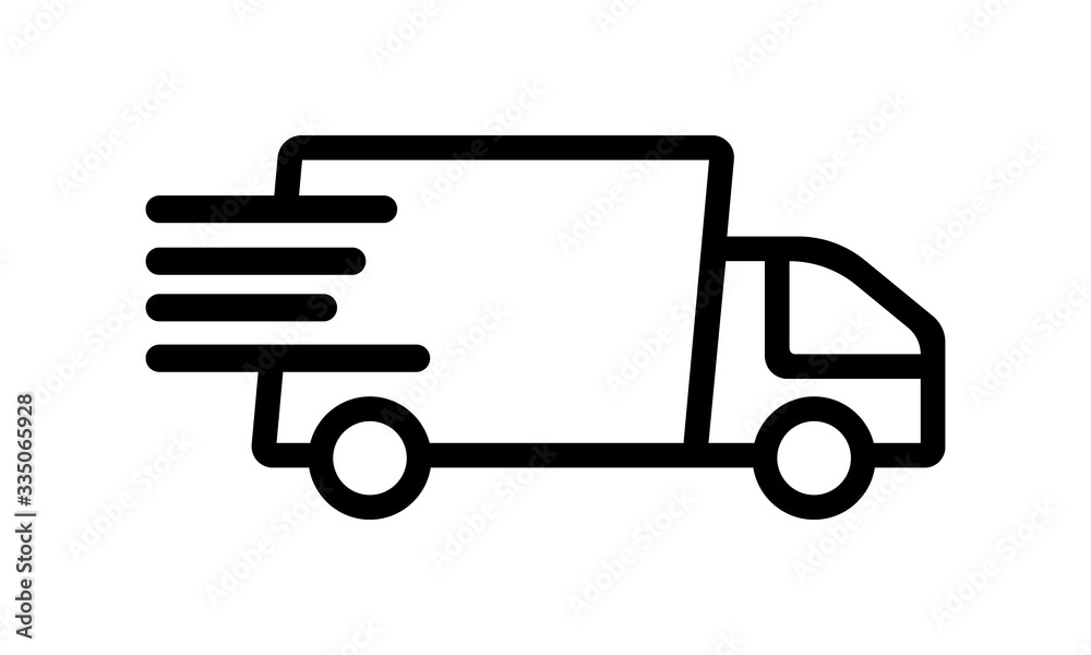 Truck, lorry, shipping, auto, traffic, heavy, container, trucking, drive, transport, delivery, vehicle, service, van free vector icon