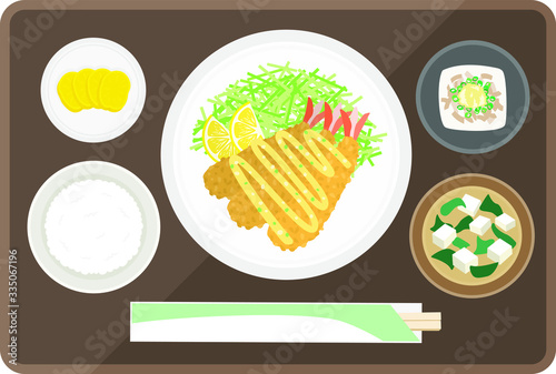 エビフライ定食