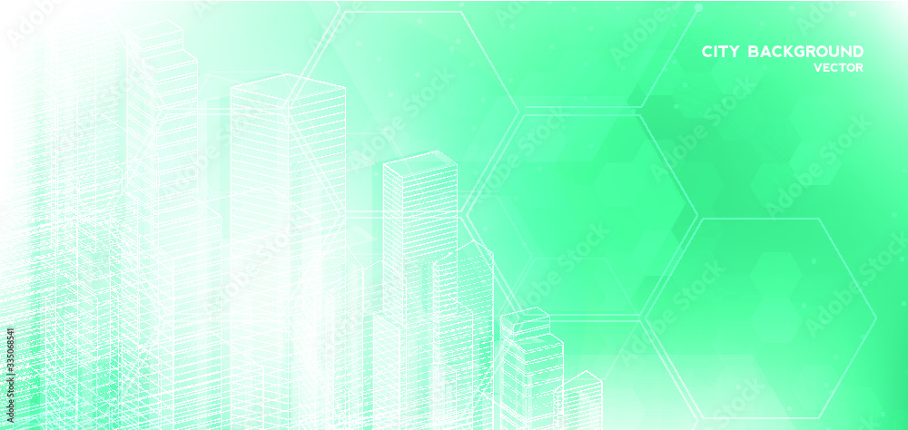 City background architectural with drawings of modern for use web, magazine or poster vector design. City background architectural with drawings of modern for use web, magazine or poster vector design.