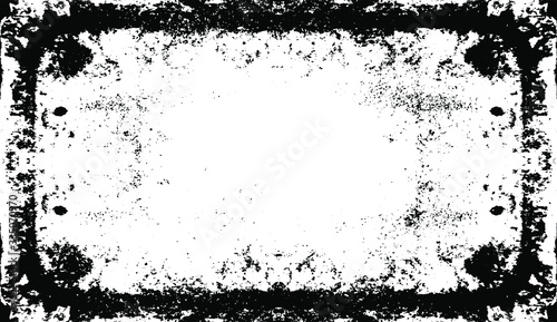 Wallpaper Mural Scratched Frame. Grunge Urban Background Texture Vector. Dust Overlay. Distressed Grainy Grungy Framing Effect. Distressed Backdrop Vector Illustration. EPS 10. Torontodigital.ca