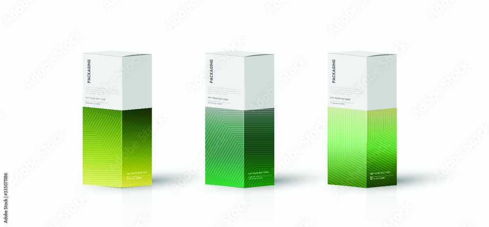 Box, packaging template for product vector design illustration. Box, packaging template for product vector design illustration.