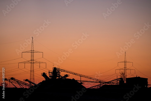 Sunrise überm Tagebau photo