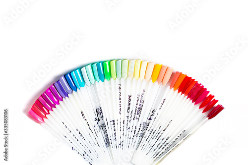 Wallpaper Mural Nail polish palette.  Torontodigital.ca