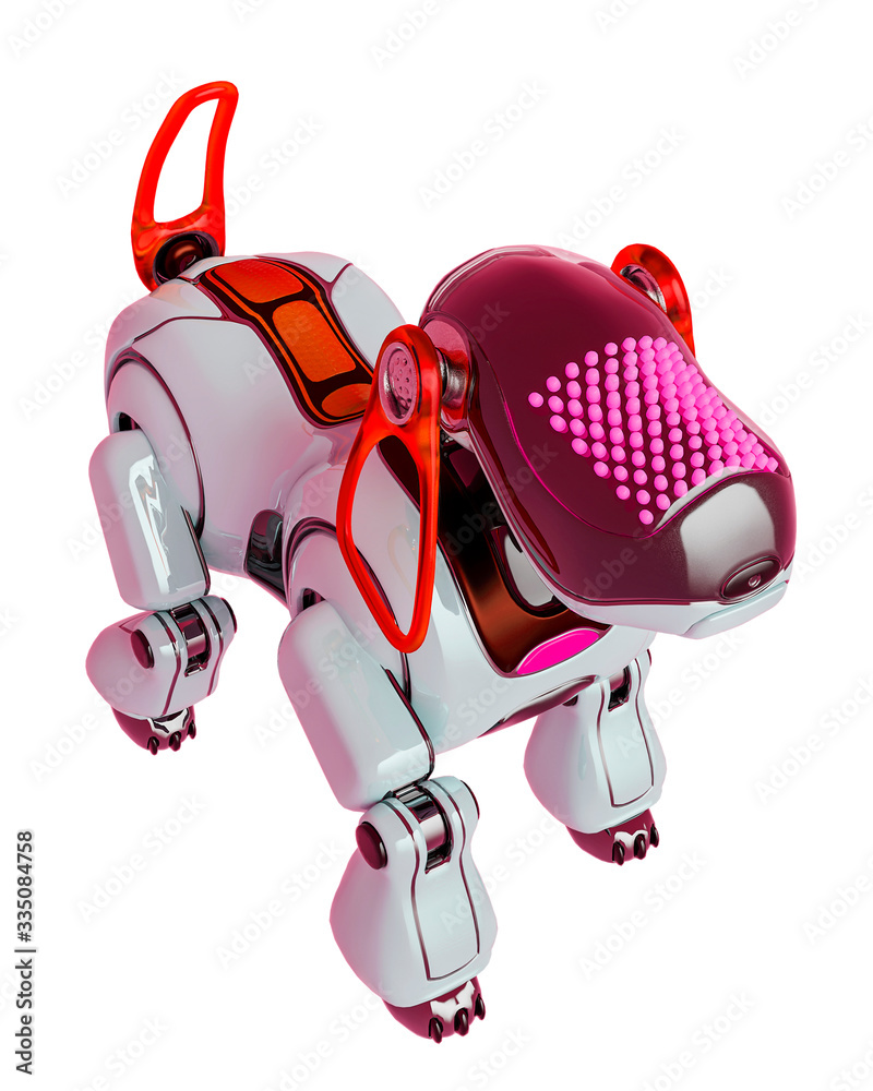 robot dog top view