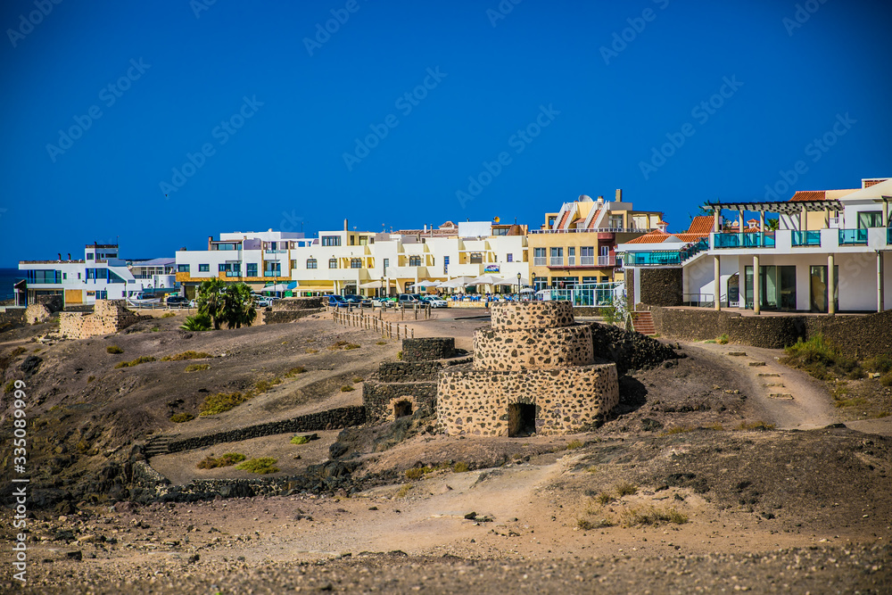 view of the old town of el cotillo