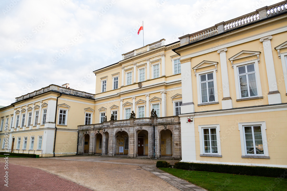 Czartoryski Palace in Pulawy on Vistula river, Poland