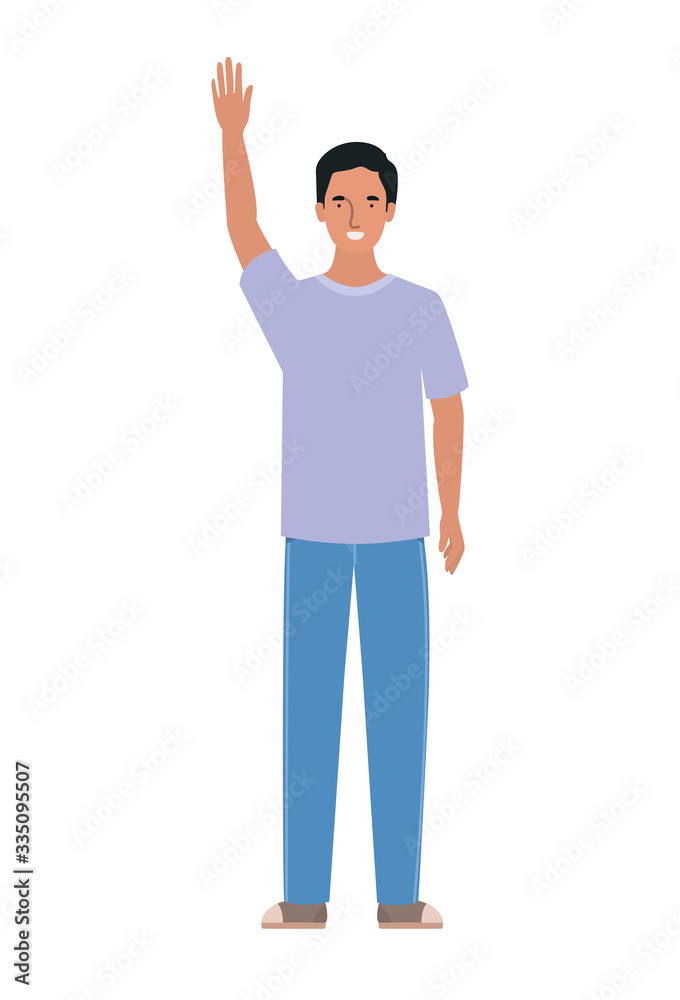 Isolated avatar man vector design