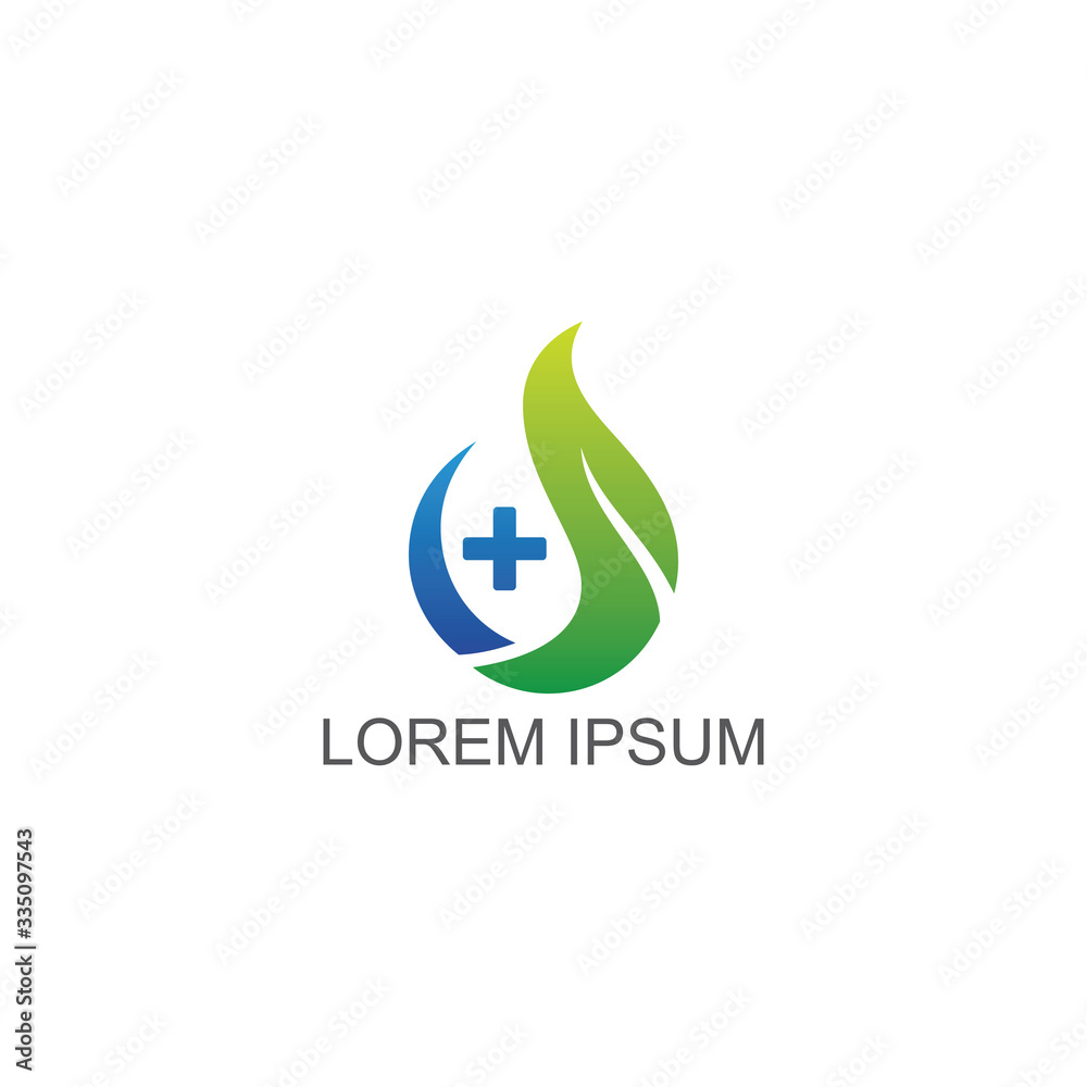 Medical Cross and Health Pharmacy Logo Vector Template Medical Cross and Health Pharmacy Logo Vector Template