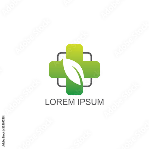 Medical Cross and Health Pharmacy Logo Vector Template