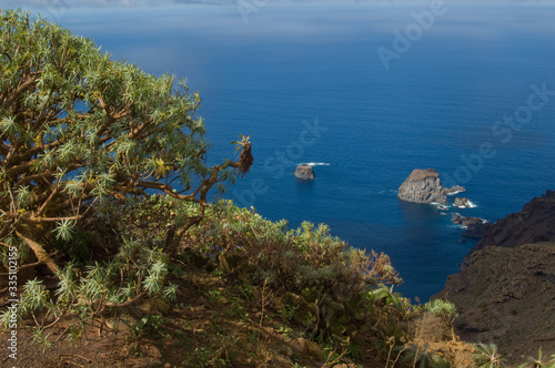 Salmor Rocks in the northeast coast of El Hierro. Canary Islands. Spain. photo