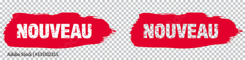 NOUVEAU TEXTURÉ ROUGE