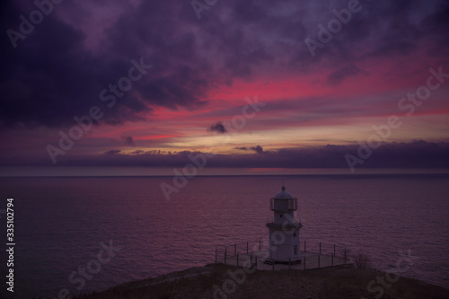 lighthouse at sunrise