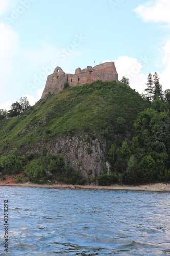  Castle on a rock by the lake