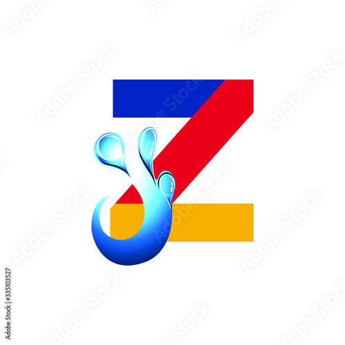 letter simple logo icon design vector