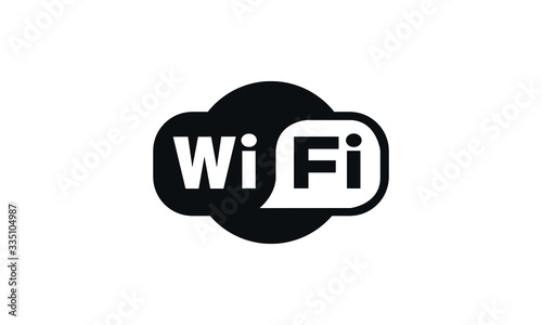 Wireless and wifi icon or sign for remote internet access