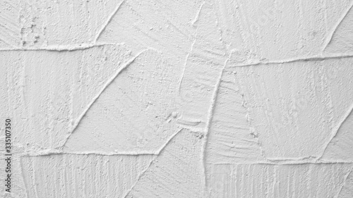 Bilde på lerret White rough filler plaster facade texture background