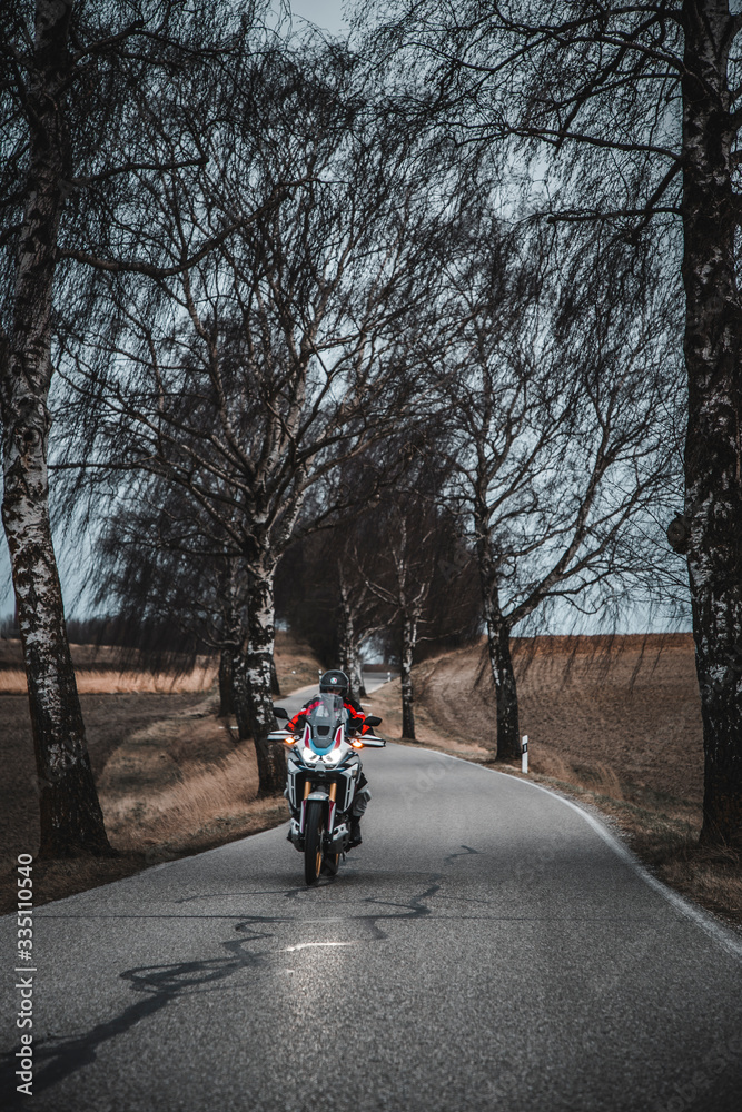 2020 Africa twin riding along