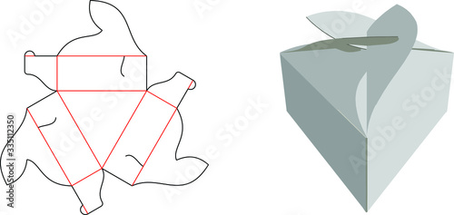 Gift Box - DieCut - Vector