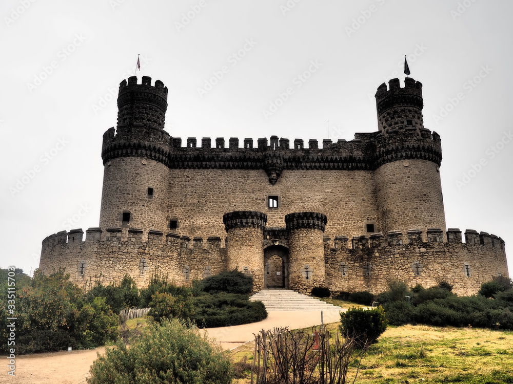 Castillo de Manzanares el Real, en el norte de Madrid