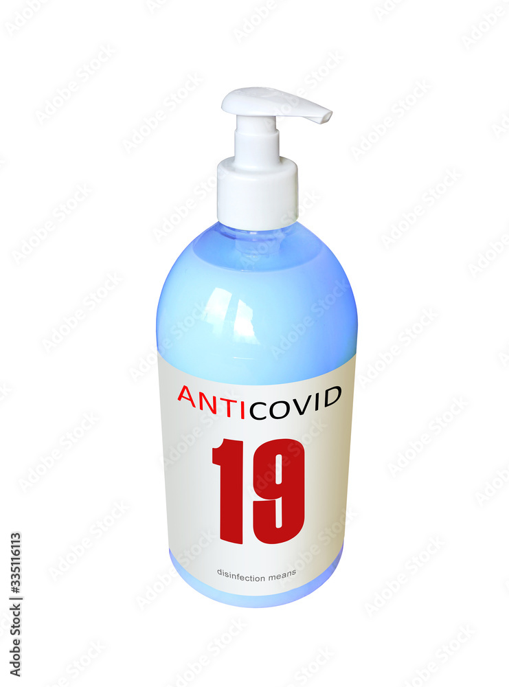 Hand sanitizers squeeze gel onto hands Hand sanitizers squeeze gel onto hands