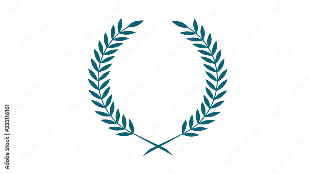 Top wheat icon on white background,wreath icon,new wreath icon Top wheat icon on white background,wreath icon,new wreath icon