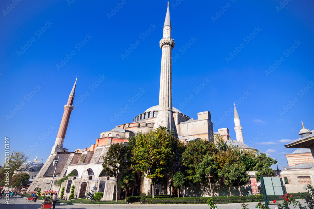 Hagia Sophia built in the 6th century, Istanbul.