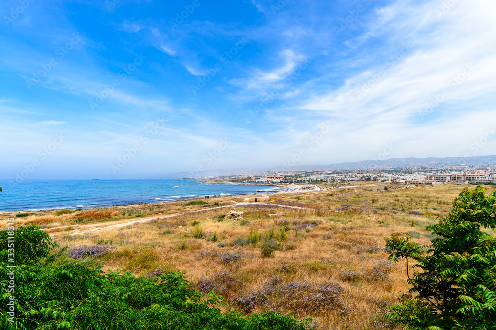 landscape of the neighborhood of Paphos Cyprus