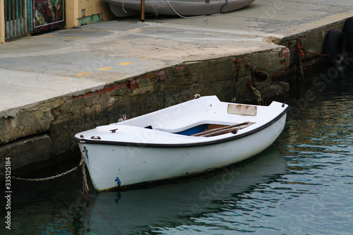 Livorno, Italy: withe boat in the port © matteo