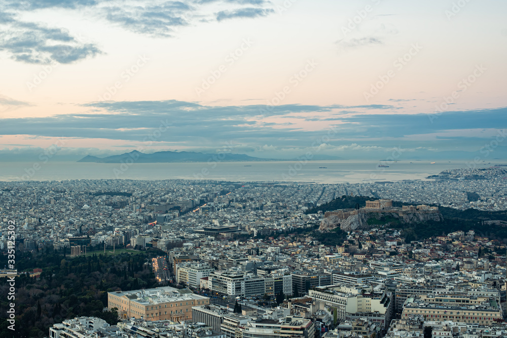 Athens at dawn