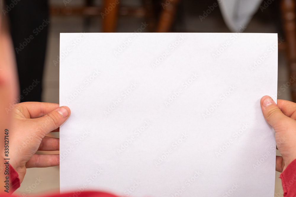 hands holding blank paper hands holding blank paper