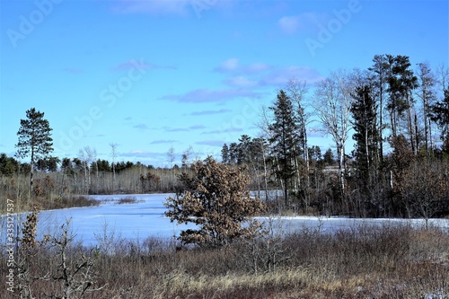 Wallpaper Mural Winter at the Lake Torontodigital.ca