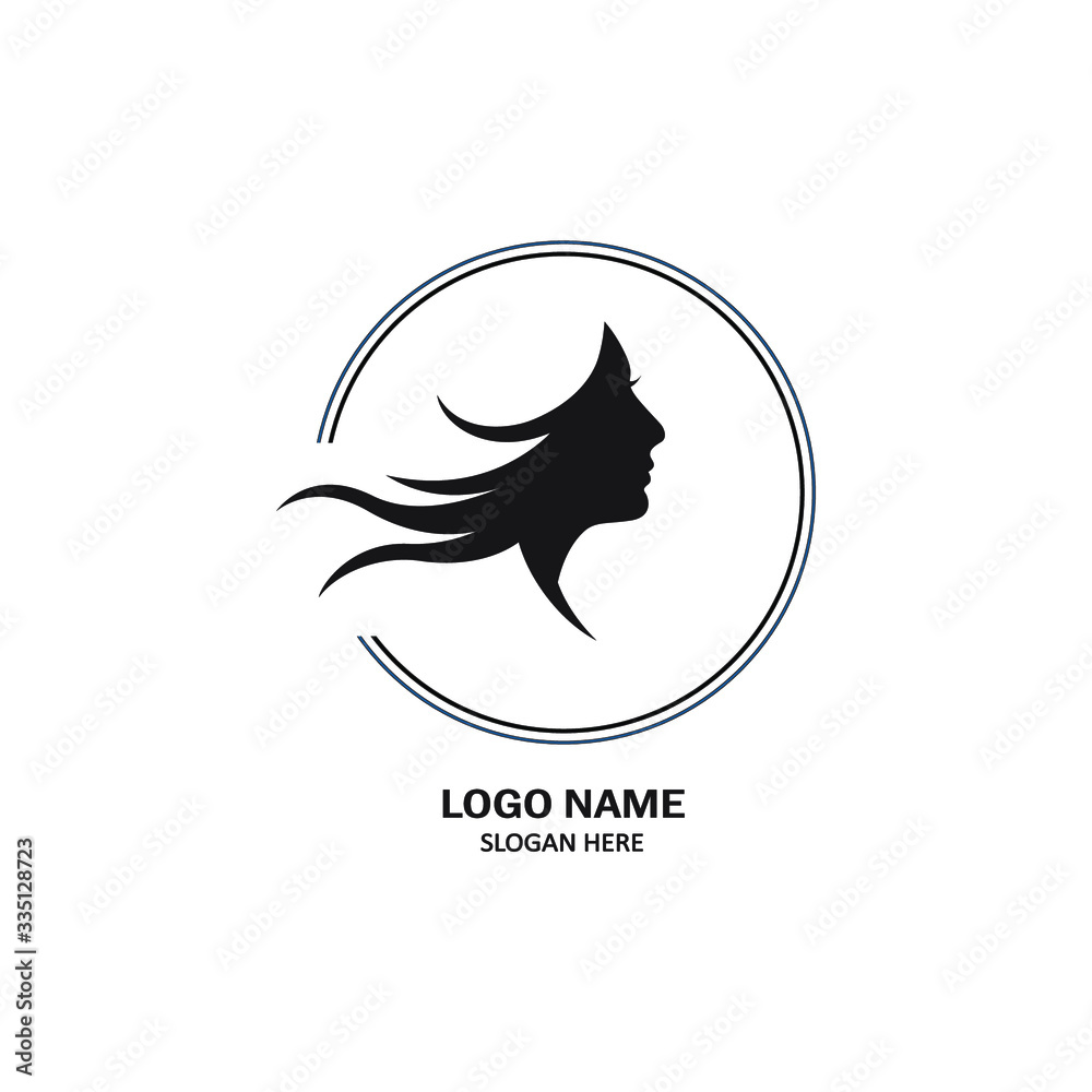 Beauty salon logo vector illustration Beauty salon logo vector illustration