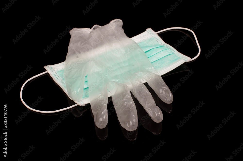 Protection equipment for medical personel - obrazy, fototapety, plakaty 