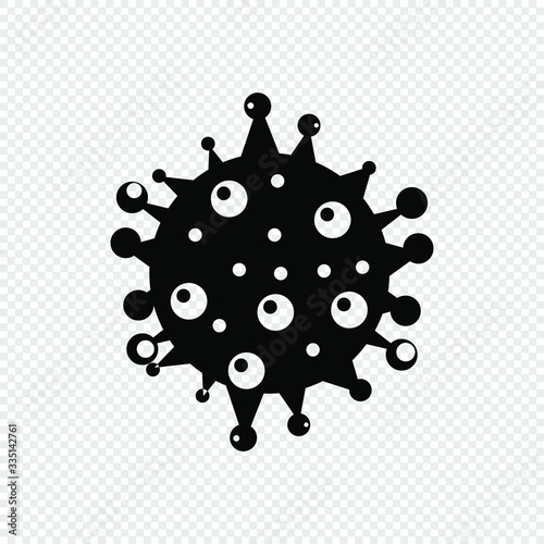 stop virus corona, vector