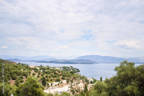 Corfu island sea views, beaches, bays, waterfront Greece